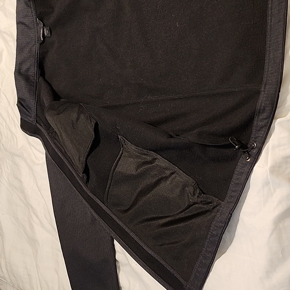 Black Shadow Striped North End Bomber Jacket - Picture 6 of 9